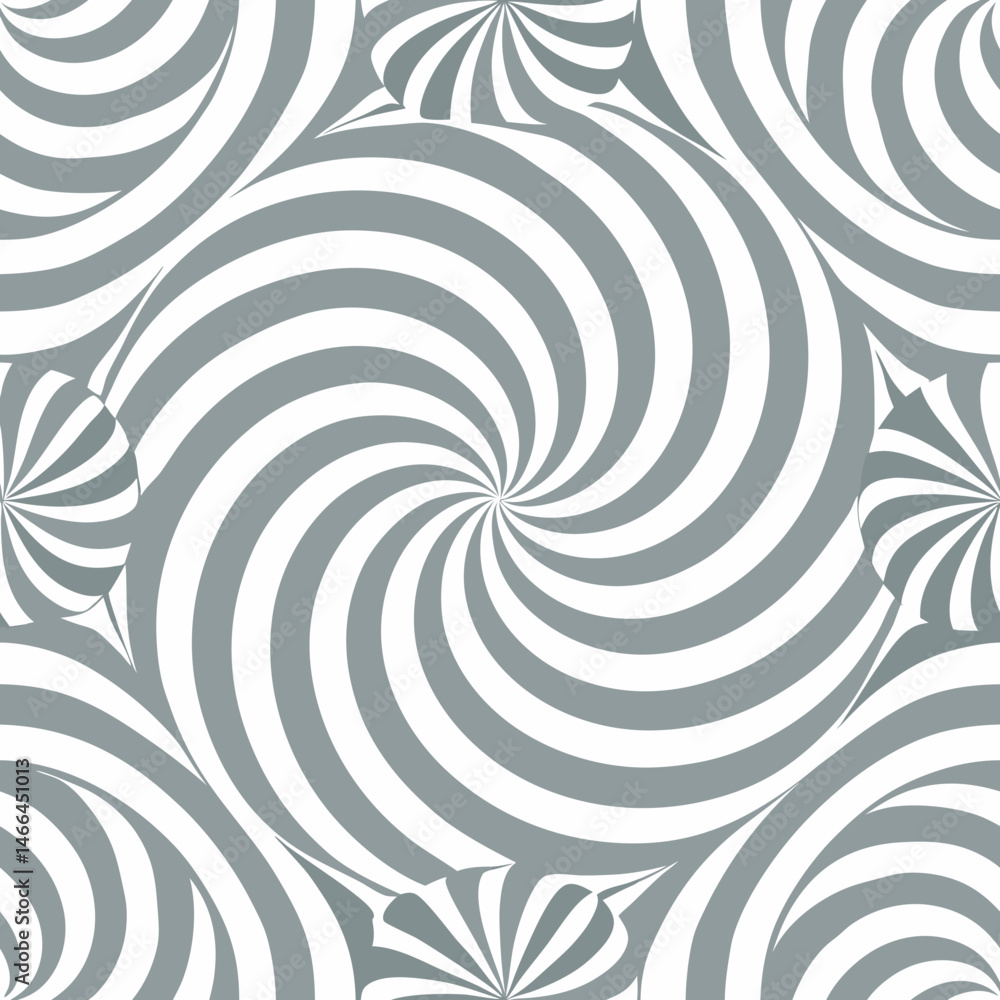 Poster elegant vector pattern with white concentric arcs