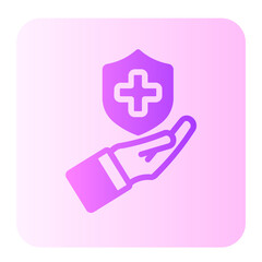 Obraz premium healthcare gradient icon