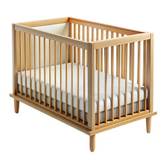 Modern Wooden Baby Crib for Nursery