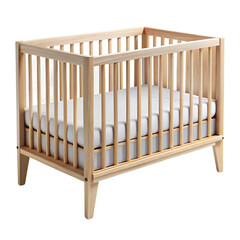 Wooden Baby Crib: Simple & Modern Infant Bed