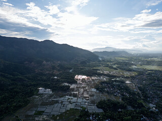 Aceh Valley Showcases Lush Rice Paddies and Mountains
