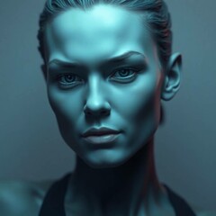 High-quality face fitness exercise close-up, sharp focus, natural skin texture, professional studio lighting, clean composition, no filters or retouching, stock photo standards, fitness motivation, he
