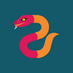 Fototapeta premium boabama snake vector art illustration