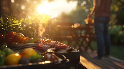 Grilling in the summer weakened