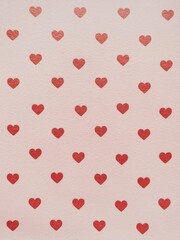 Romantic Scattered Heart Symbols 