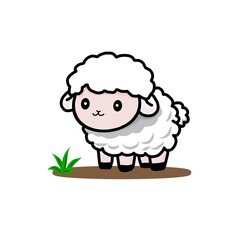 Sheep cartoon illustration