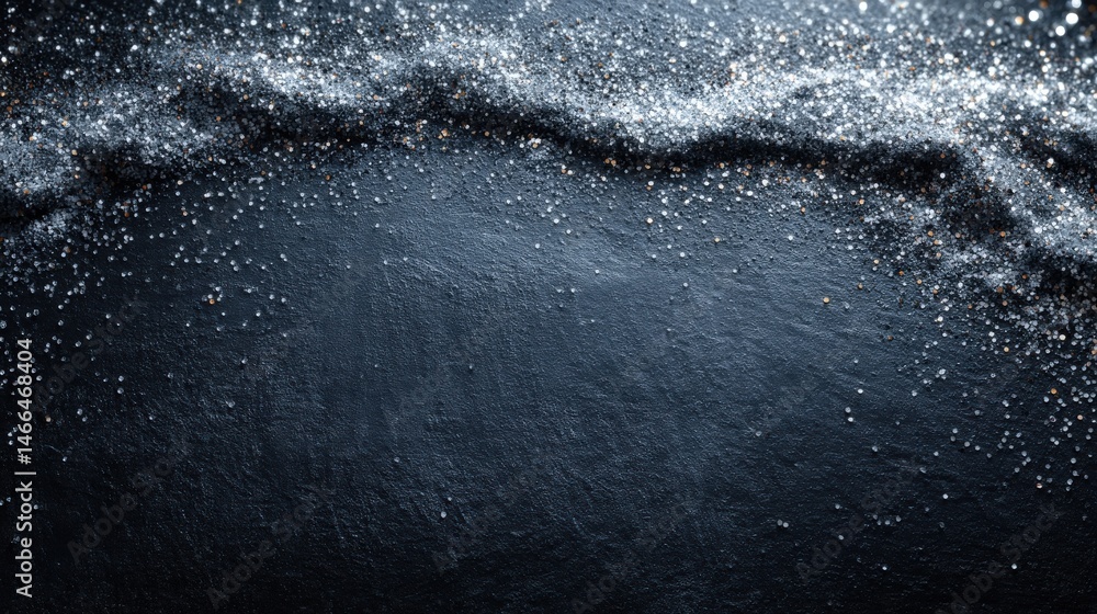 Poster Whispering Waters: The image captures the dynamic movement and texture of flowing water with a subtle contrast, showcasing a range of tones and details. The water.