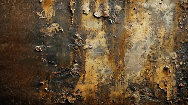 Weathered metal texture with rust and decay