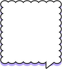 Wavy Edge Square Dialog box
