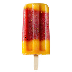 Crisp Chilled Fruit Pop Clean Fusion of Strawberry M Isolated on Transparent Background