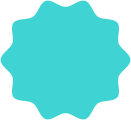 Blank Jagged Circle Frame 