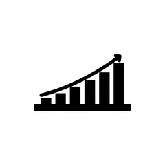 Bar Graph Forming Abstract Bridge - Business Connectivity and Growth