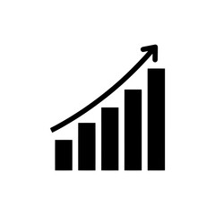 Bar Graph Shaped as Upward Tunnel - Symbolizing Growth and Advancement