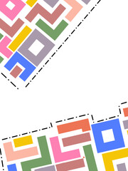 abstract background with squares