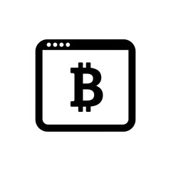 Bitcoin in Alert Popup Window, Cryptocurrency Notification