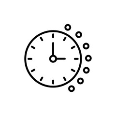 Clock Face with Progress Icons for Time Management and Goal Tracking