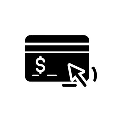 Credit Card Swipe with Dollar Symbol for Transactions