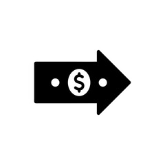 Dollar Bill Folded Into Arrow Shape - Symbolizing Financial Direction