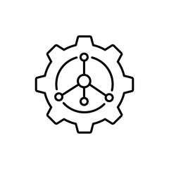 Gear with Three Lines to Small Circles for Digital System Design