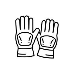 Thick Padded Protective Gloves Symbolizing Safety and Protective Gear