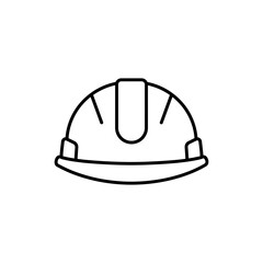 Hard Hat Helmet Front View - Safety Equipment for Industrial Workers