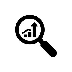 Magnifier Revealing Upward Trend