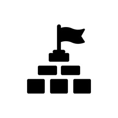 Stacked Bars with Flag on Top