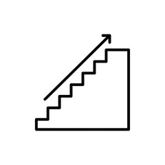Staircase Merging into Upward Path