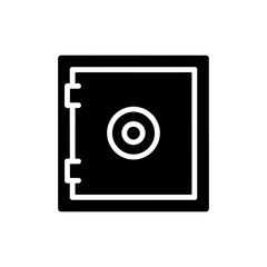 Vault Door with Token Logo - Cryptocurrency and Digital Security Concept