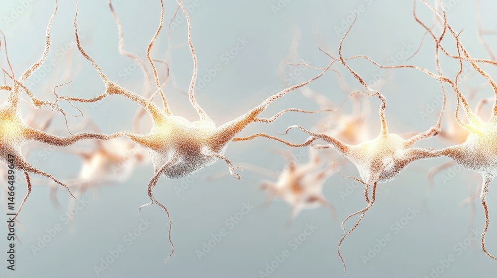 Poster neural networks connection diagram. artificial intelligence network structure. interconnected nodes 