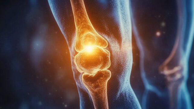 Painful knee joint anatomy