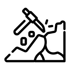 hammer Line Icon