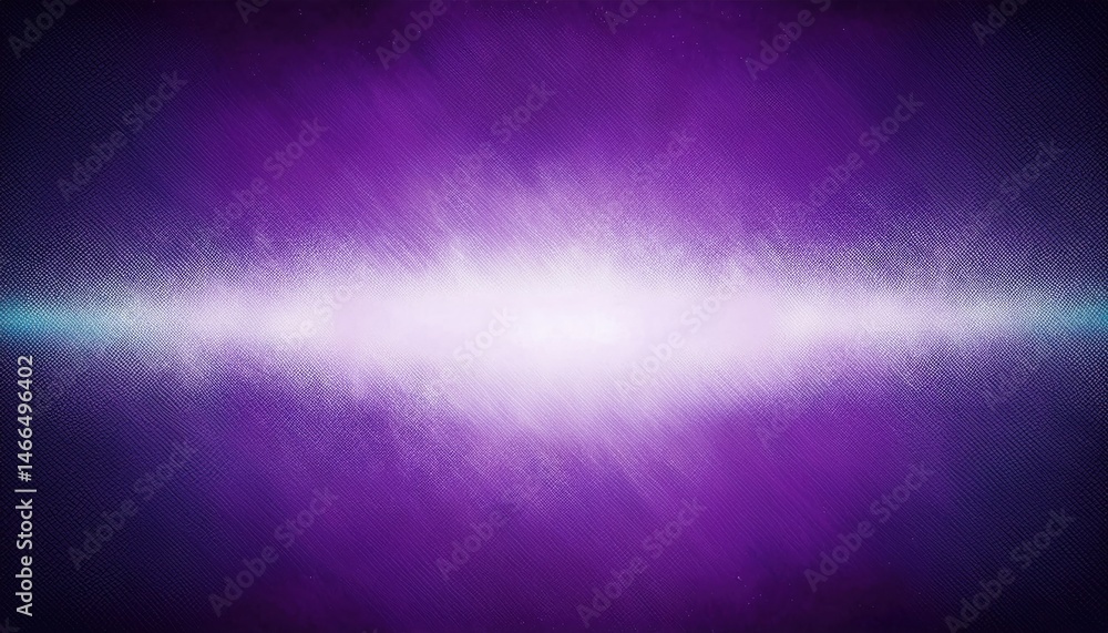 Poster radiant purple light burst with glowing center and textured halftone gradient for futuristic web des