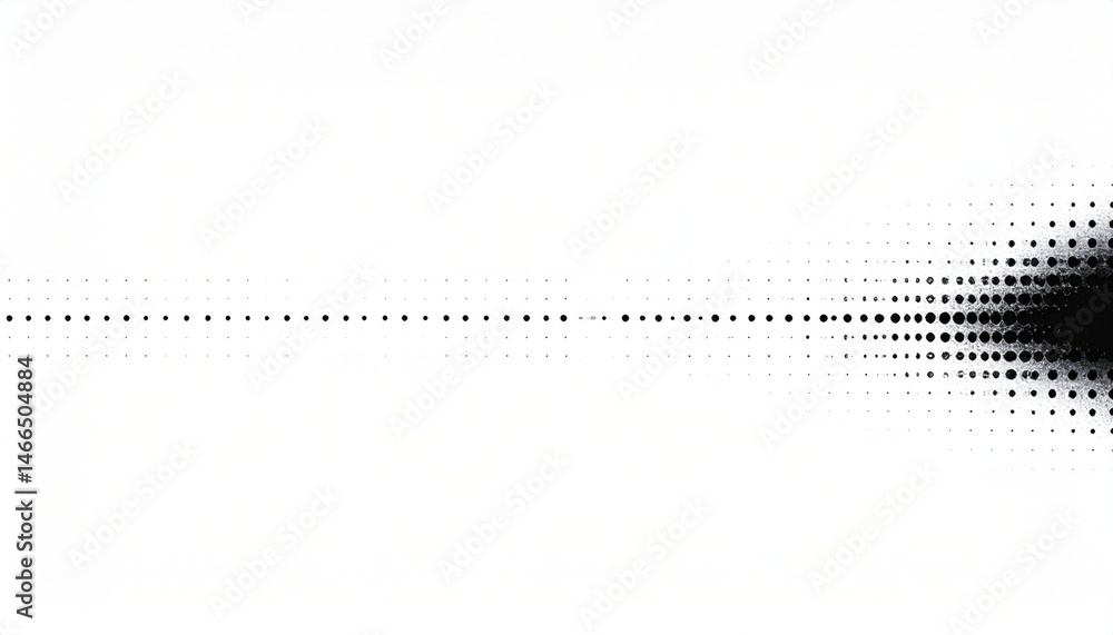 Aufkleber dynamic black and white dot pattern abstract artwork digital design minimalist environment close-up 