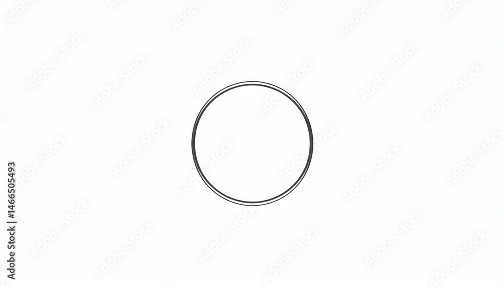 Poster circle shape abstract art digital space graphic design minimalist style close-up view conceptual art
