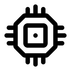 cpu icon for illustration
