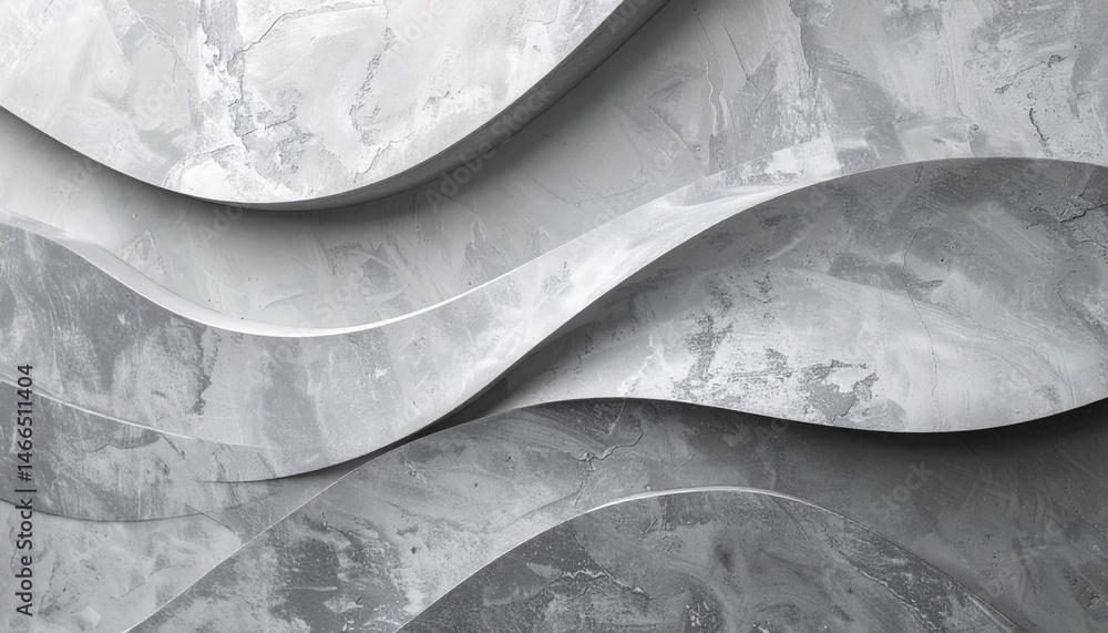 Poster abstract wave patterns modern design digital art minimalist interior close-up view elegance in textu