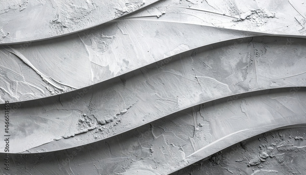 Aufkleber flowing textured gray concrete patterns indoor studio abstract image modern design eye-level perspec