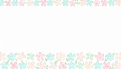 Spring floral pattern design digital art background soft colors aesthetic nature inspired