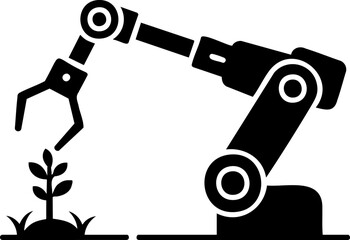 Robotic Arm Cultivating Plant