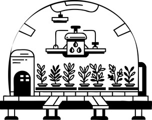 Automated Hydroponic Greenhouse System for Plant Cultivation