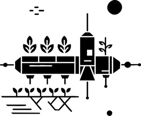 Extraterrestrial Agricultural Habitat with Plant Cultivation