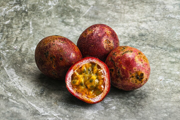 Tropical exotic Maracuya Passion fruit