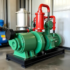 High pressure prepared pumpfor pumping of water, fuel, oil and oil products isolated