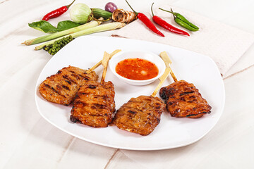 Thai Street foof pork satay