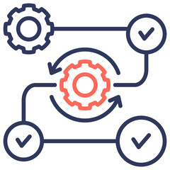 Process Dual Tone Icon