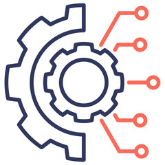 Engineering Dual Tone Icon