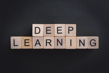 Obraz premium Wooden blocks spelling 