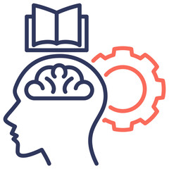Cognitive Training Dual Tone Icon