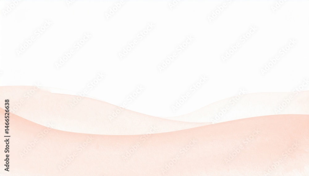 Aufkleber soft waves of color flowing across a tranquil background minimalist design abstract art
